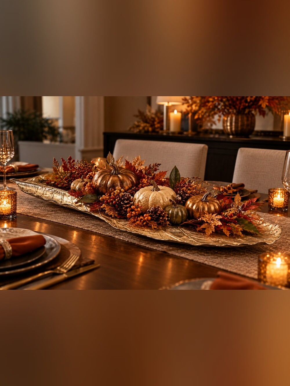 Metal Leaf Tray